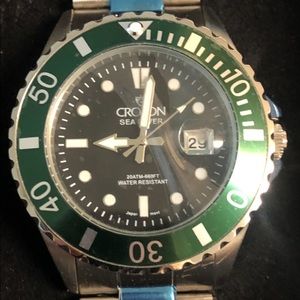 CROTON Mens Designer Watch🤩 NWT & in Box